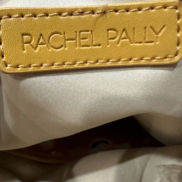 Anthropology Rachel Pally Fold Over Clutch Purse Orange Yellow Floral Reversable - Picture 9 of 10